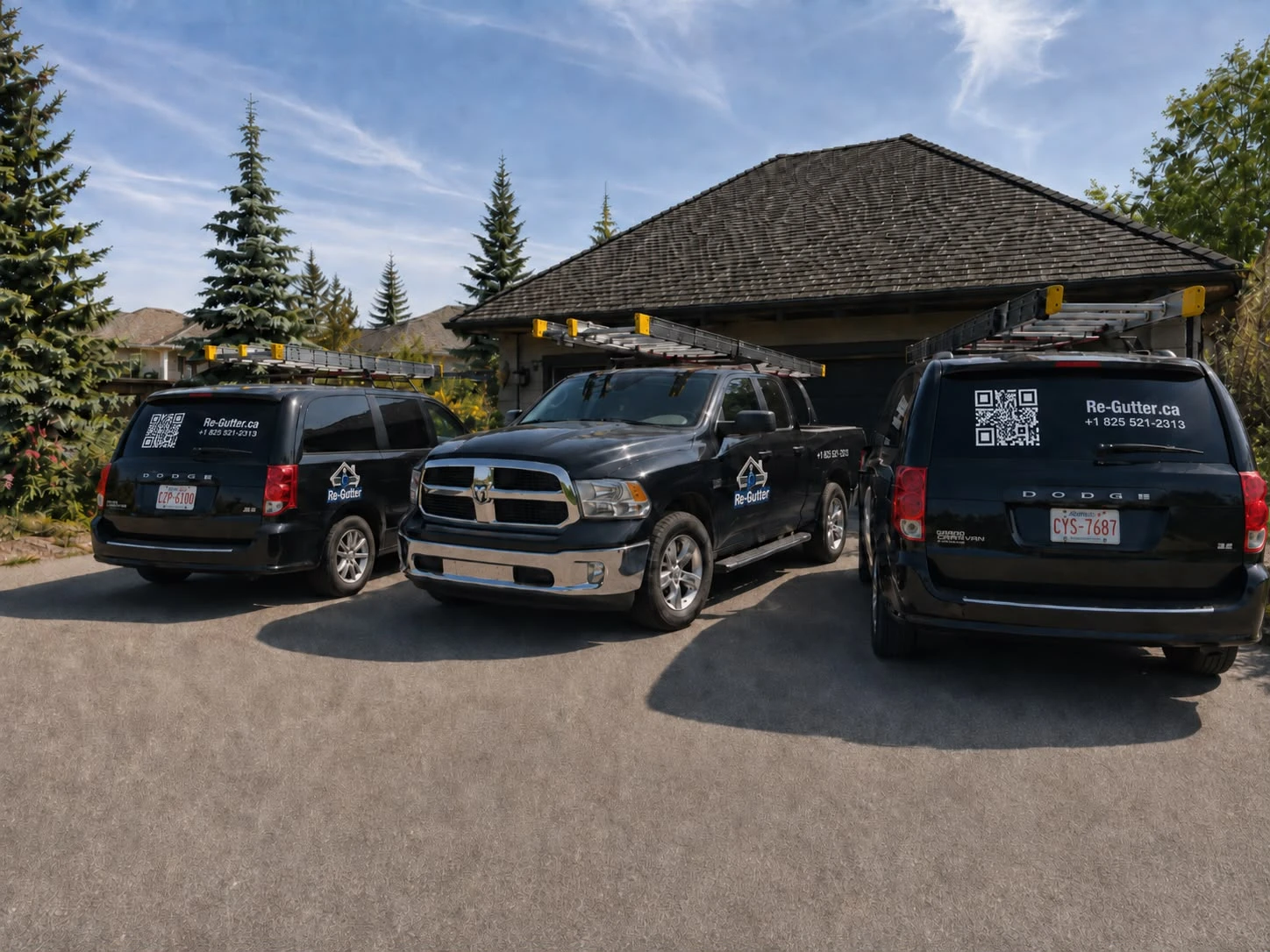 Re-Gutter service vehicles