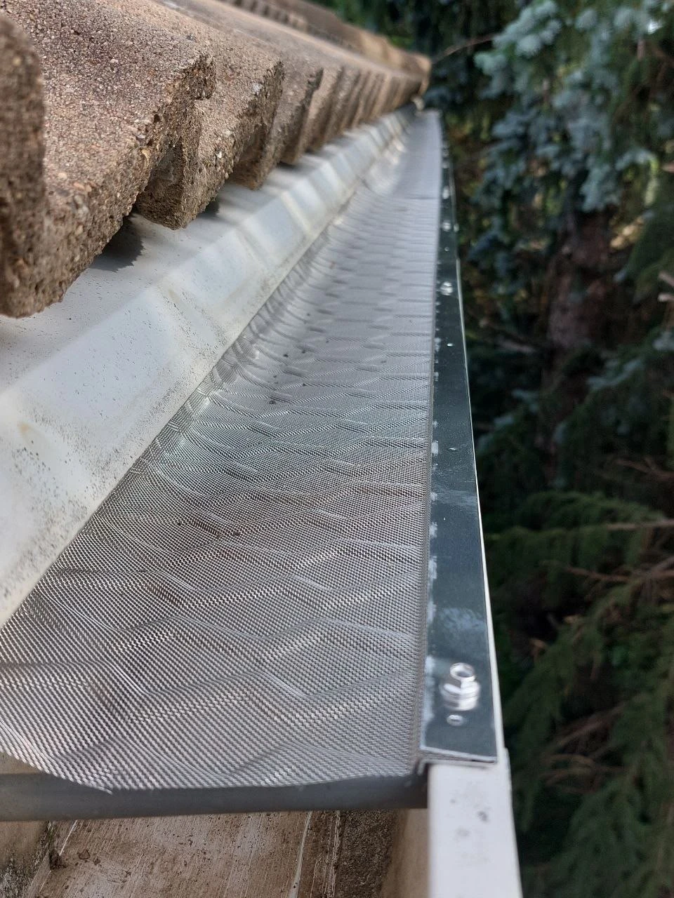 Micro-mesh gutter protection installed by Re-Gutter